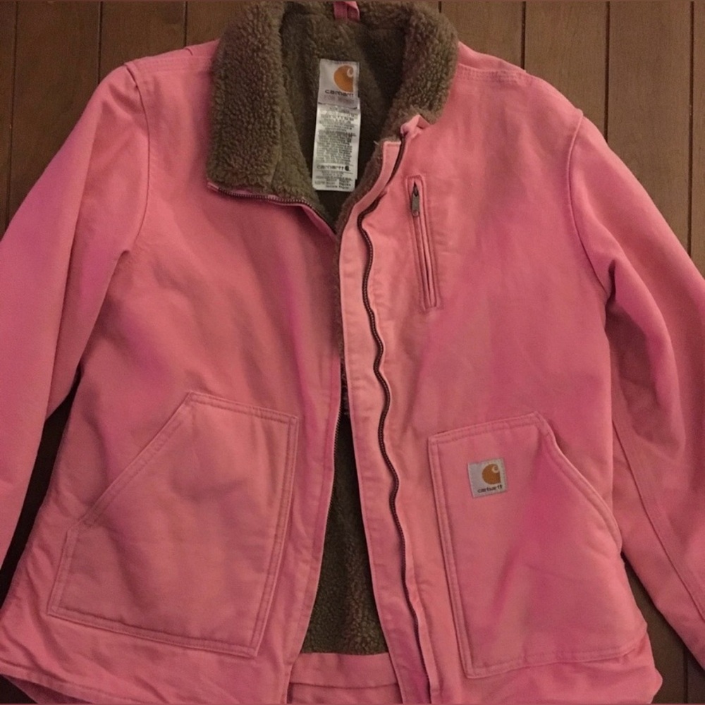 Carhartt Women's Pink Sherpa Jacket